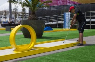 В Олимпийском парке возобновила свою работу площадка для мини-гольфа