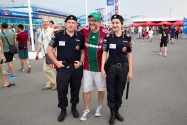 В дни проведения матчей Чемпионата мира по футболу в Олимпийском парке работает туристическая полиция