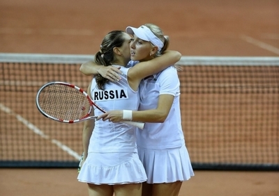 Матч кубка Федерации на «Адлер-Арене» завершился победой российских теннисисток