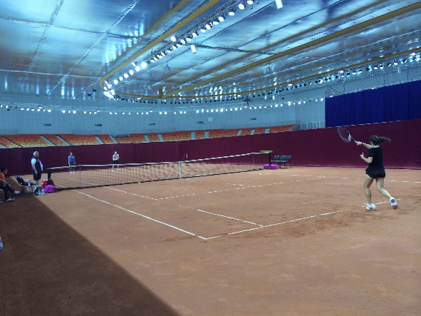 Елена Веснина на теннисных кортах «Адлер-Арены»: «Родные стены, конечно, помогают»