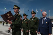 Члены сборной России от клуба ЦСКА присягнули на верность Родине в Олимпийском парке